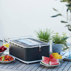 Barbecue nomade Carlo Urban Grey - BARBECOOK en action