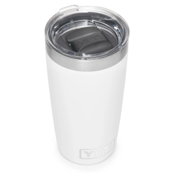 Mug Rambler Tumbler 10 Oz 296 ml Blanc - YETI dessus