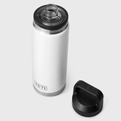 Rambler 768 ml Bottle Blanc - YETI ouvert