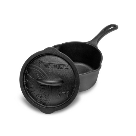 Casserole en Fonte avec Couvercle kr1 avec couvercle rabattue