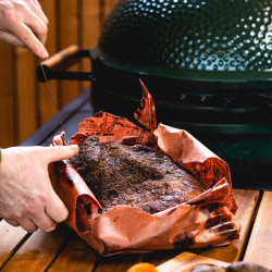 Papier de Boucher - BIG GREEN EGG en action