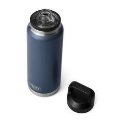 Bouteille Rambler 75 cl Navy vue du dessus ouverte - YETI