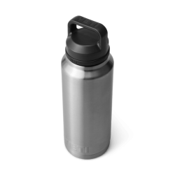 Bouteille Rambler 1L Inox vue de dessus fermée - YETI