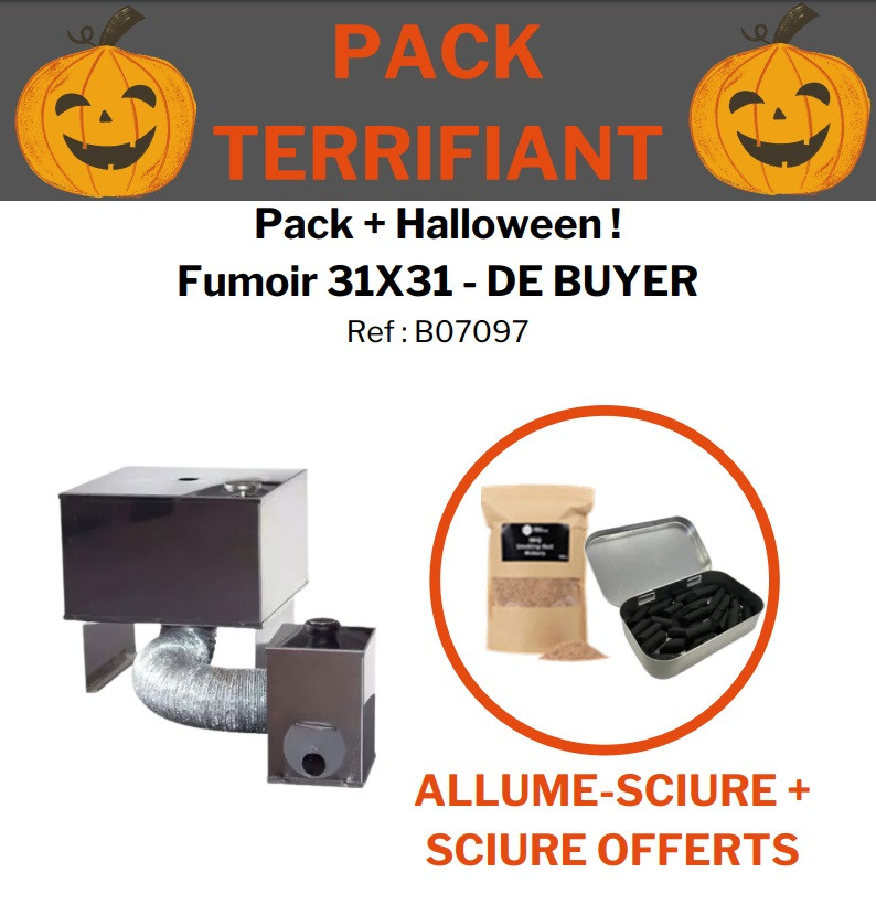 Pack + Halloween Fumoir 31X31 - DE BUYER