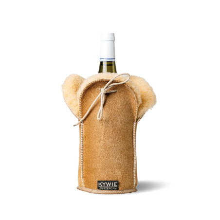 Rafraichisseur Champagne Cooler KYWIE Camel Suede