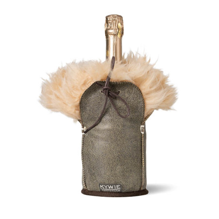 Rafraichisseur Champagne Cooler KYWIE Vintage Brown Fluffy