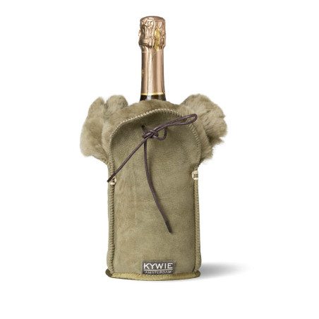 Rafraichisseur Champagne Cooler KYWIE Khaki Suede