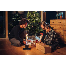 Spin 900 Noir Table Top devant le sapin de Noël
