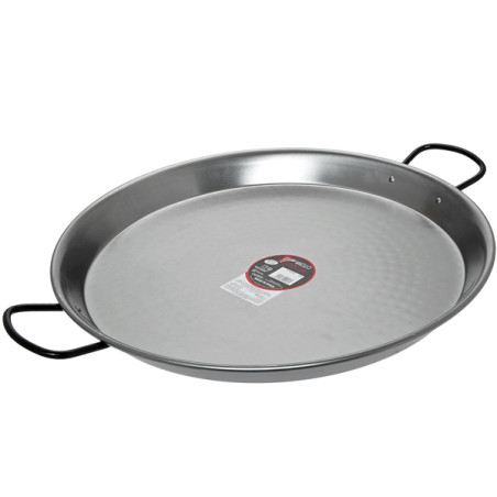 Poêle à Paella 80cm Acier Poli
