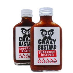 Sauce piquante SuperHot Reaper 100ml - CRAZY BASTARD