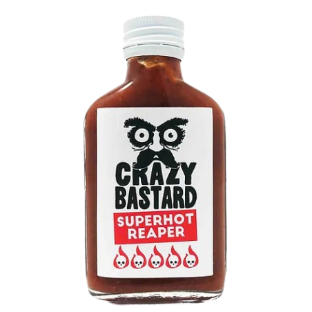 Sauce piquante SuperHot Reaper 100ml - CRAZY BASTARD
