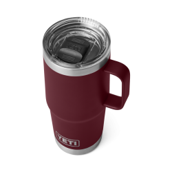 Rambler 20 oz Travel Wild Vine Red YETI vue de dos