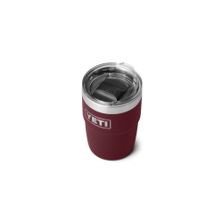 Tasse Empilable 8 oz Wild Vine Red YETI vue de haut