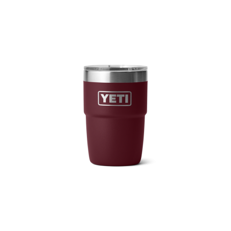 Tasse Empilable 8 oz Wild Vine Red YETI vue de face
