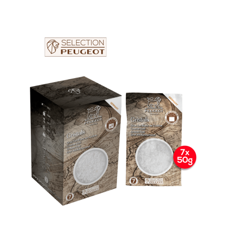 Cristals - Sel blanc de cuisine pour moulin (7x50g) 350g