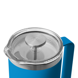 Cafetière à piston Rambler 1L Big Wave vue de haut avec piston