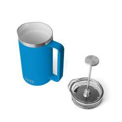 Cafetière à piston Rambler 1L Big Wave avec piston levé