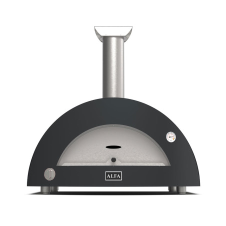 Four Hybride Moderno 5 Pizze Gris Ardoise vue face