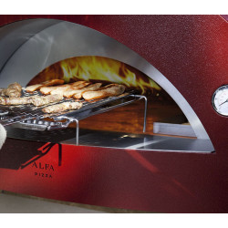 Four Bois Moderno 5 Pizze Rouge Antique vue en action 2