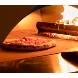 Four Bois Moderno 5 Pizze Rouge Antique vue en action 3
