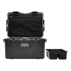 Boîte de Rangement Loadout 30 Go Box Charcoal ouverte de face compartiment - YETI