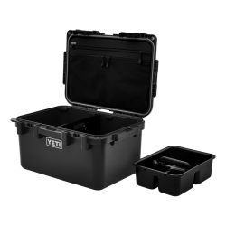 Boîte de Rangement Loadout 30 Go Box Charcoal ouverte compartiment - YETI