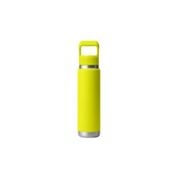 Bouteille Rambler 18 Oz à Paille Firefly Yellow - YETI vue dos
