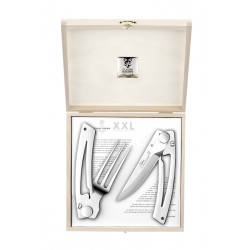 Coffret bois service à...