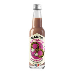 vue face bouteille - sauce piquante - maison martin - la fessée