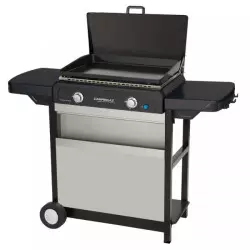 PLANCHA GAZ SUR CHARIOT BLUE FLAME EXLD