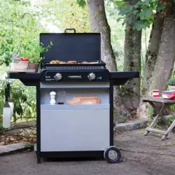 PLANCHA GAZ SUR CHARIOT BLUE FLAME EXLD