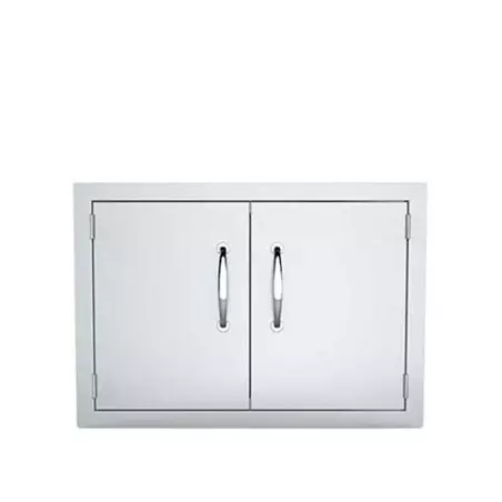 Vue face Porte Double PM - 76cm Ref A - DD30