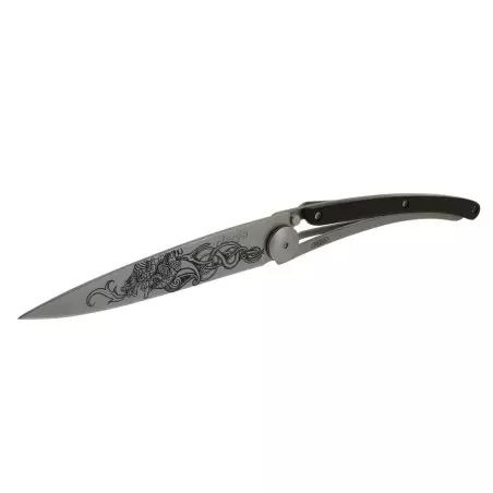 Couteau DEEJO Tatoo 37G - Dragon Viking - Grenadille