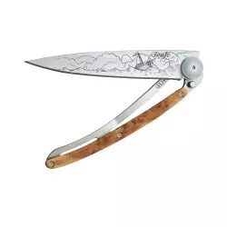 Couteau DEEJO Tattoo 37G Genévrier Haute Mer