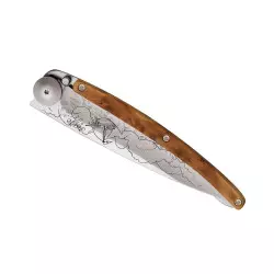 Couteau DEEJO Tattoo 37G Genévrier Haute Mer