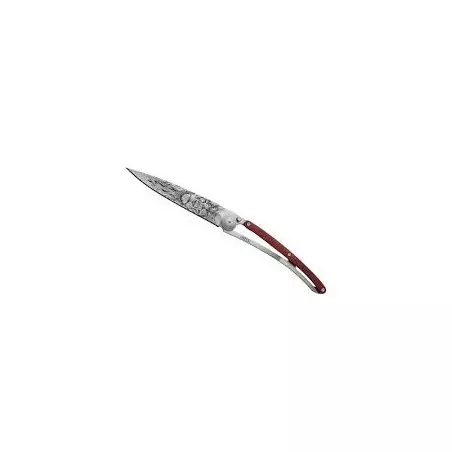 Couteau DEEJO Tattoo 37G Bois Corail Lion