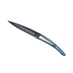 Couteau DEEJO 37G Black Hêtre Bleu