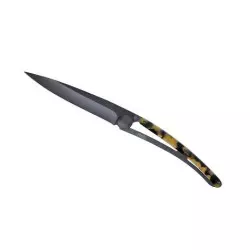 Couteau DEEJO 37G Black - Tortue Foncée