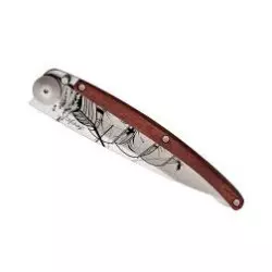 Couteau DEEJO Tattoo 37G - Bois Corail - Corsaire