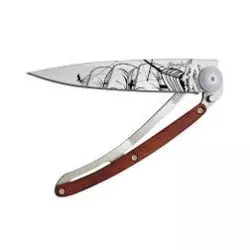 Couteau DEEJO Tattoo 37G - Bois Corail - Corsaire