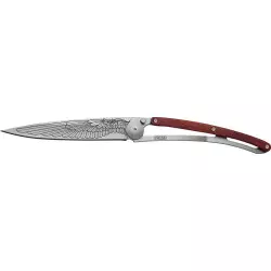 Couteau DEEJO Tatoo 37G - Aile - Bois de Rose