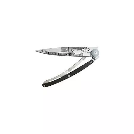 Couteau DEEJO 37G Titane - Ebene Rock N'Roll