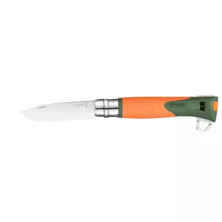 Couteau OPINEL N°12 Explore Softgrip Kaki / Orange