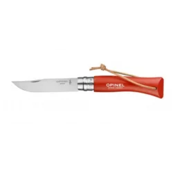 Couteau N°7 Bout Rond Rouge OPINEL