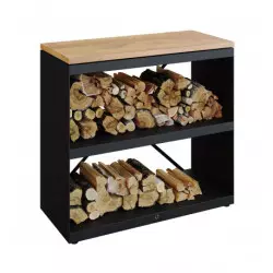 Wood Storage Dressoir Black...