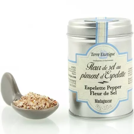 FLEUR DE SEL AU PIMENT D'ESPELETTE 90G