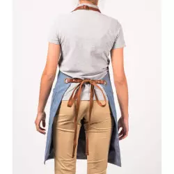 Tablier N°325 ALASKAN MAKER Tour de Cou Denim clair