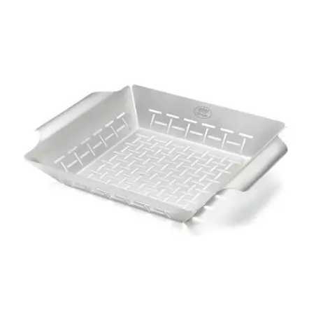 PANIER A LEGUMES INOX 34X38X5 WEBER STYLE