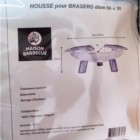 Housse pour Brasero S Diam 60 x H30cm