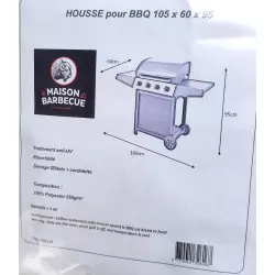 Housse pour Barbecue Gaz L 125 x 60 x H90cm